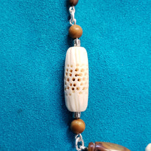 Load image into Gallery viewer, Stunning Fossil Mammoth Ivory, Bone &amp; Jasper Necklace
