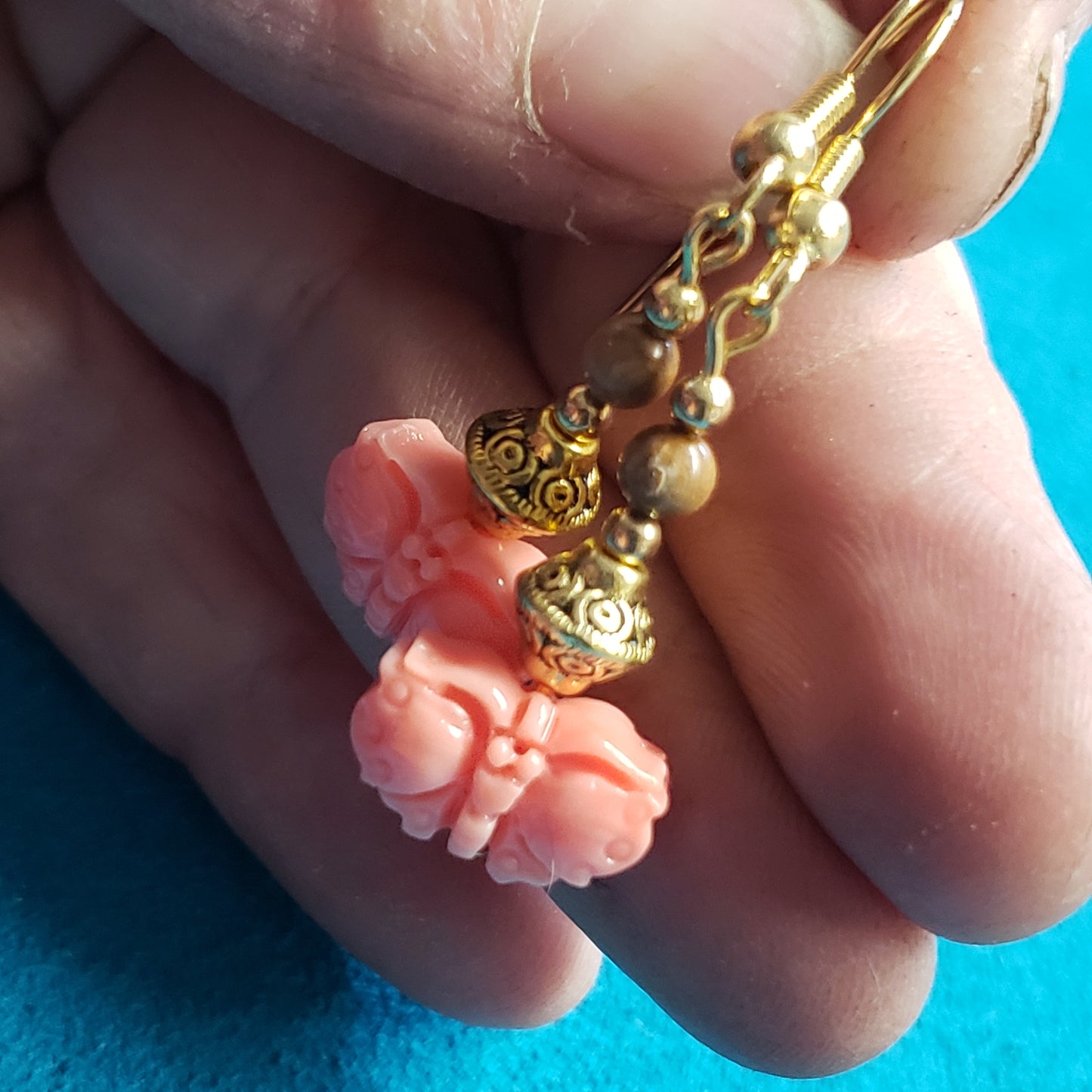 Butterfly Mammoth Ivory Earrings