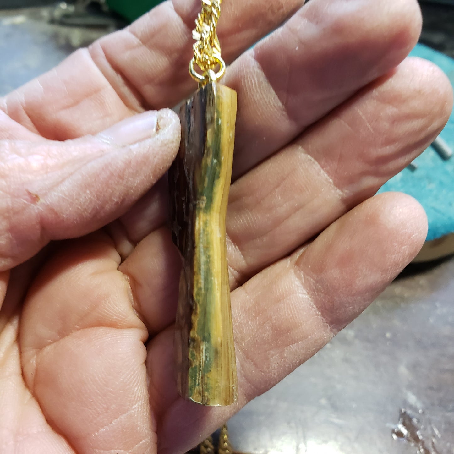 Beach Combers Fossil Mammoth Ivory Necklace