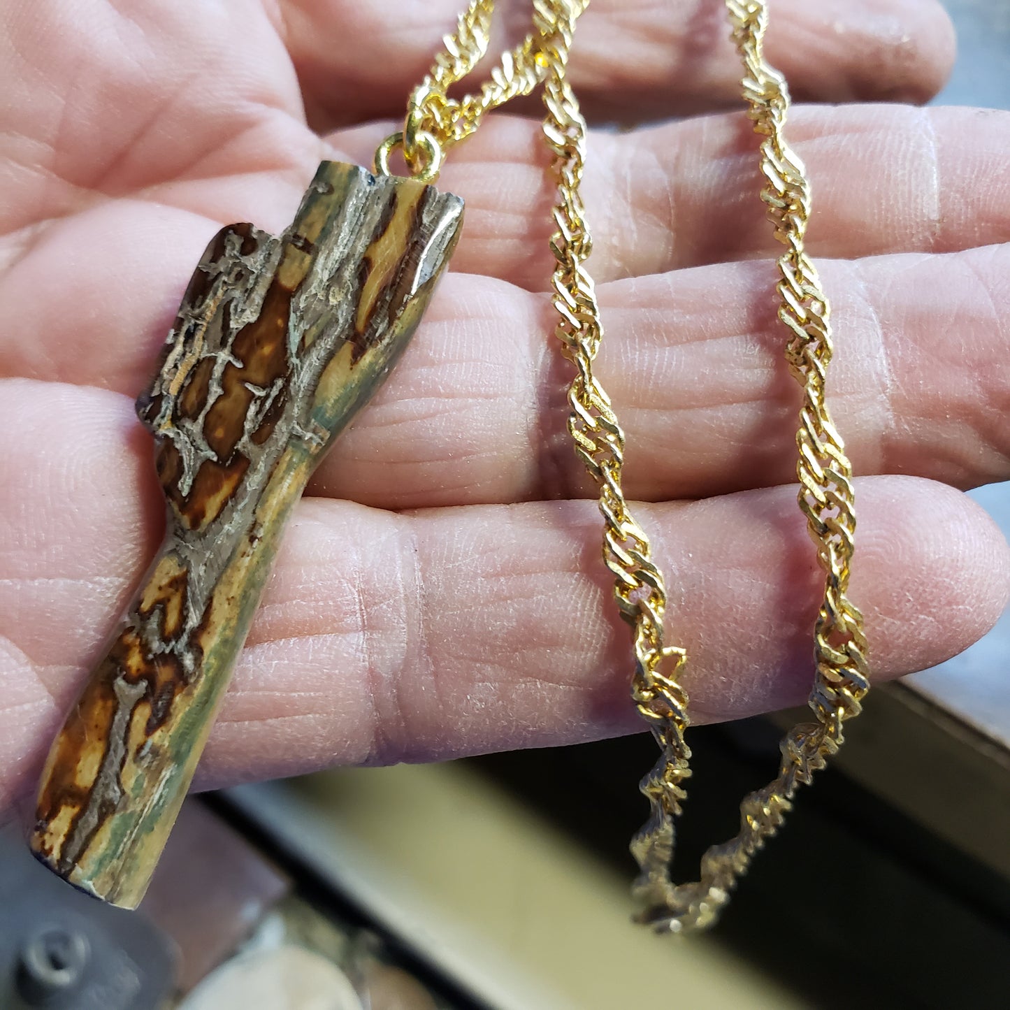 Beach Combers Fossil Mammoth Ivory Necklace