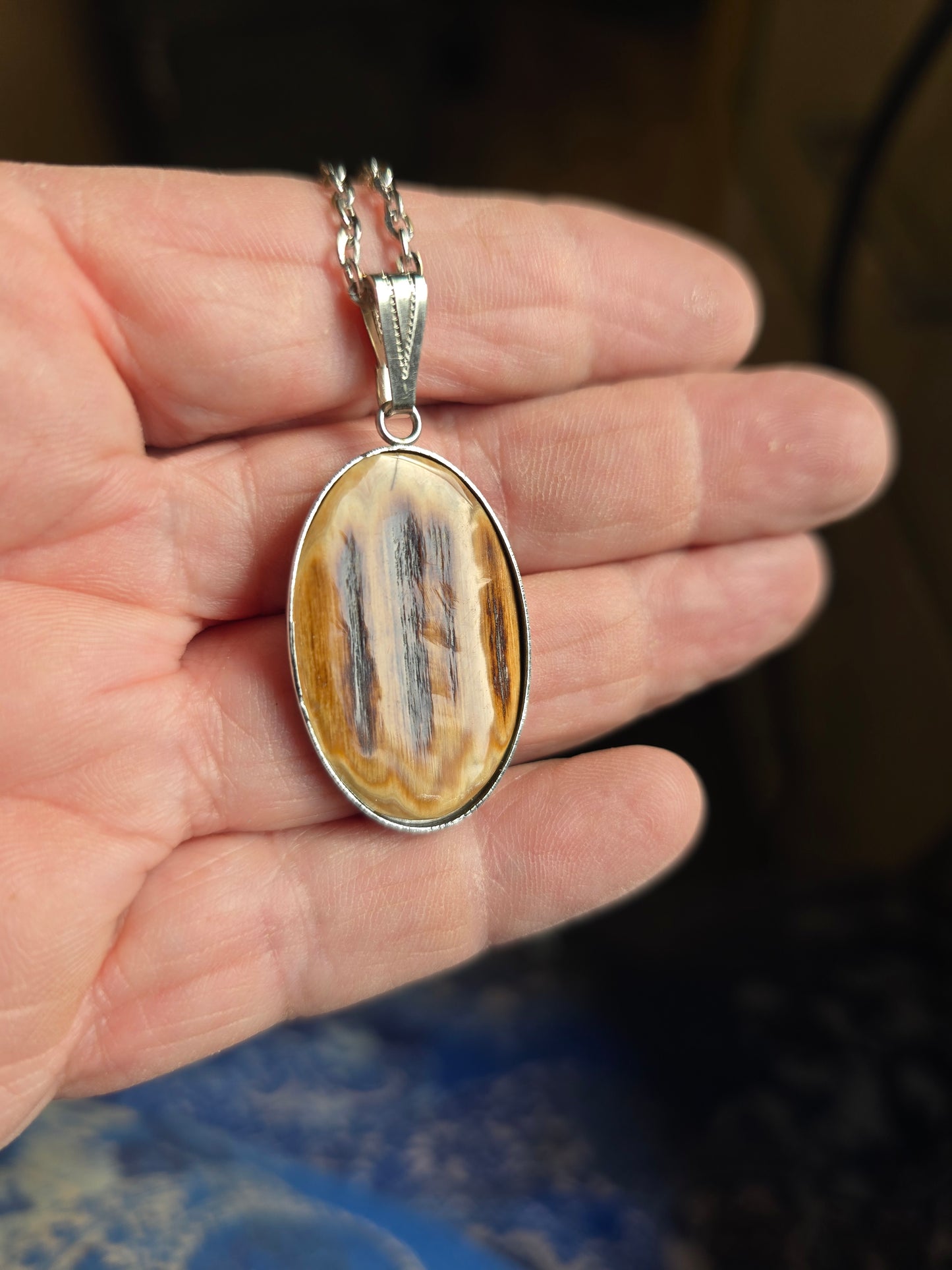 Fossil Mammoth Ivory Pendant