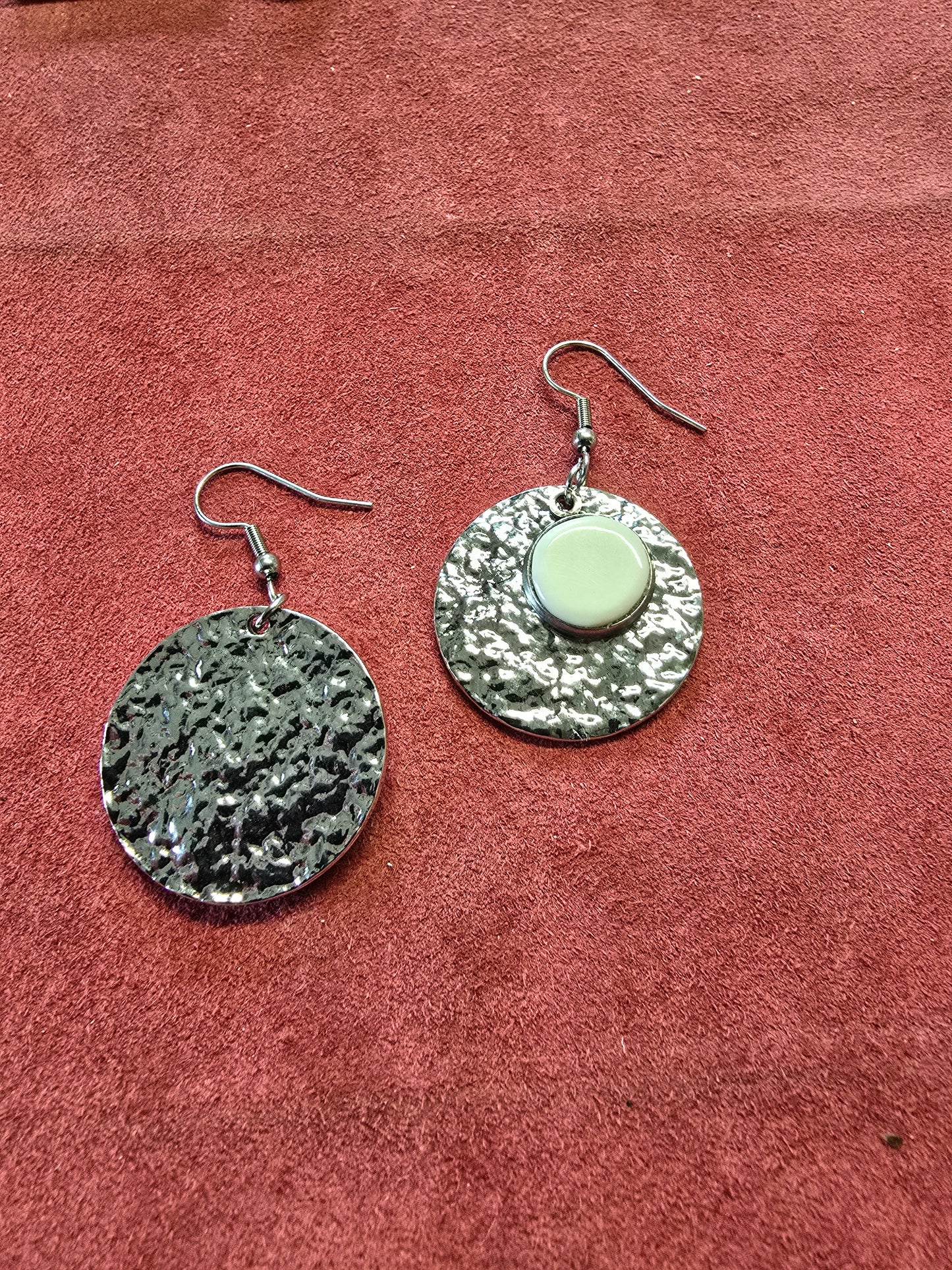 10,000 year old Fossil Mammoth Ivory Earrings