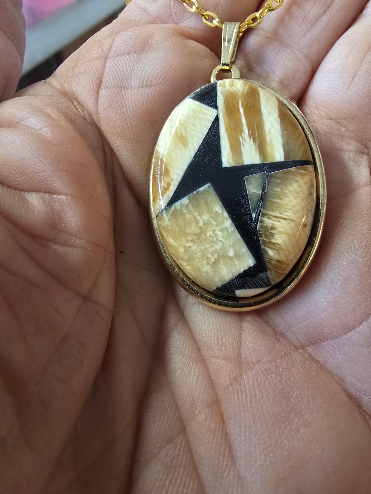 Fossil Mammoth Ivory Necklace