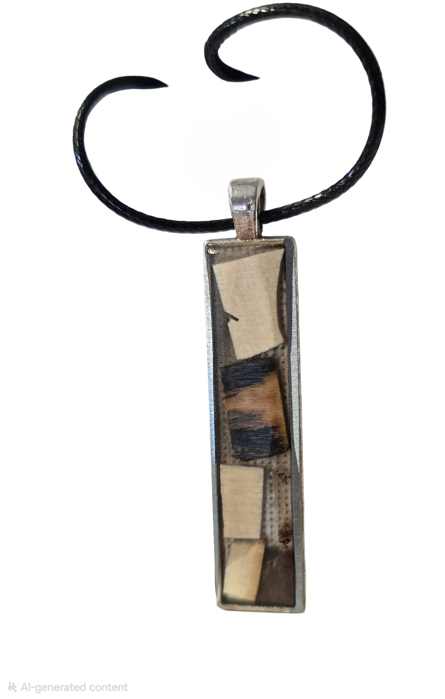 Mammoth Ivory Collage Necklace