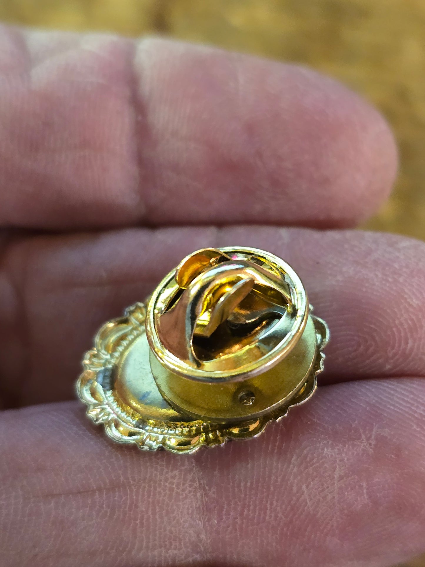Fossil Mammoth lvory Collage Tie Tack