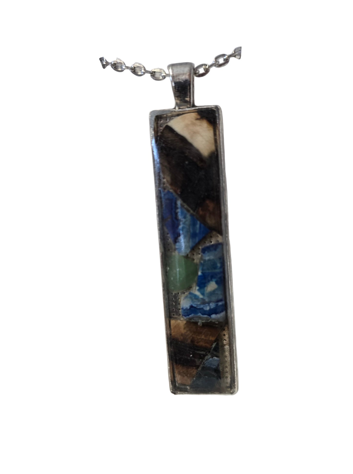 Mammoth Ivory Collage Necklace