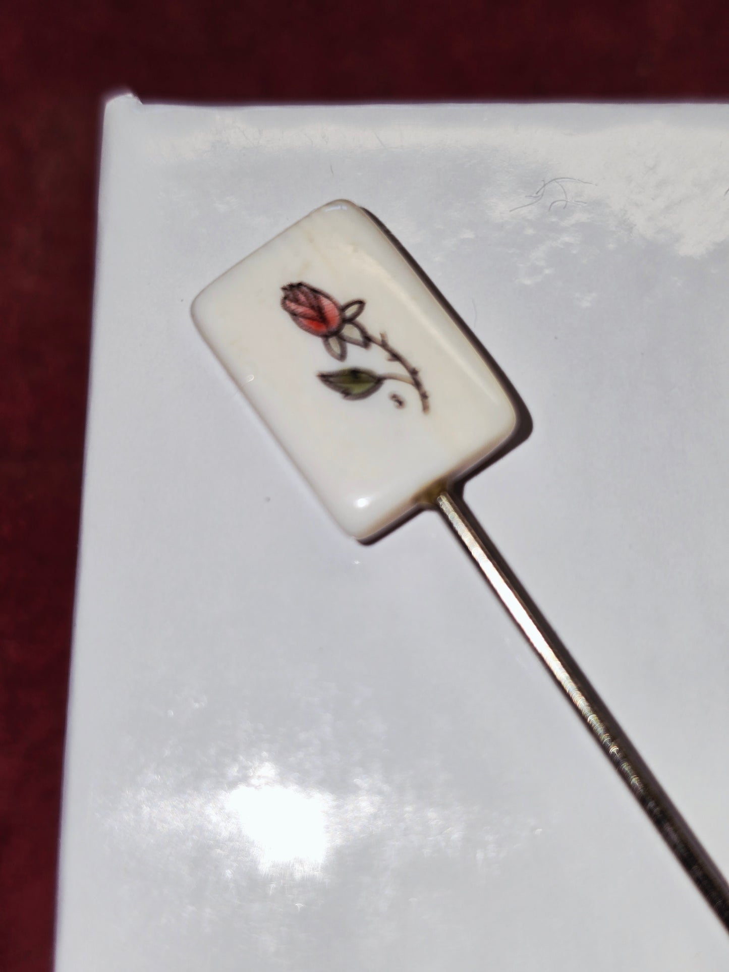 Lahina Hawaii 1979 Scrimshawed Stick Pin