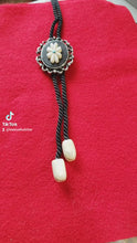 Load and play video in Gallery viewer, Fossil Mammoth Ivory Bolo Tie

