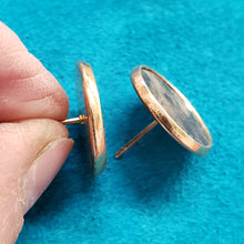Load image into Gallery viewer, Fossil Mastodon Ivory Post Earrings

