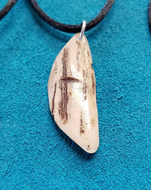 Fossil Walrus Ivory Bering Sea Shard Necklace