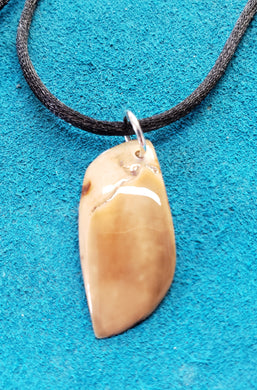 Fossil Walrus Ivory Bering Sea Shard Necklace