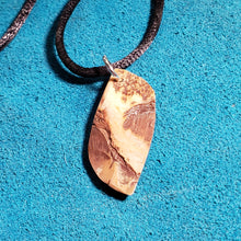 Load image into Gallery viewer, The back of the Fossil Walrus Ivory Bering Sea Shard Necklace
