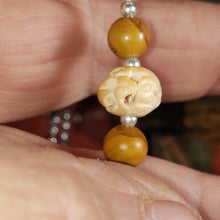 Load image into Gallery viewer, Ancient Mammoth Ivory &amp; Jade Necklace

