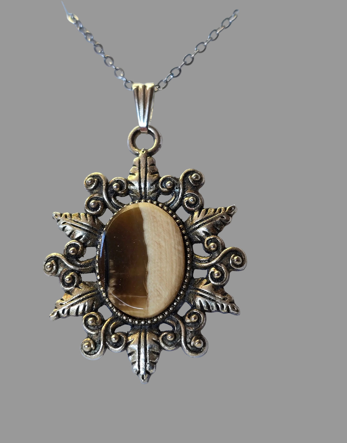 Bi-Colored Fossil Mammoth lvory Necklace