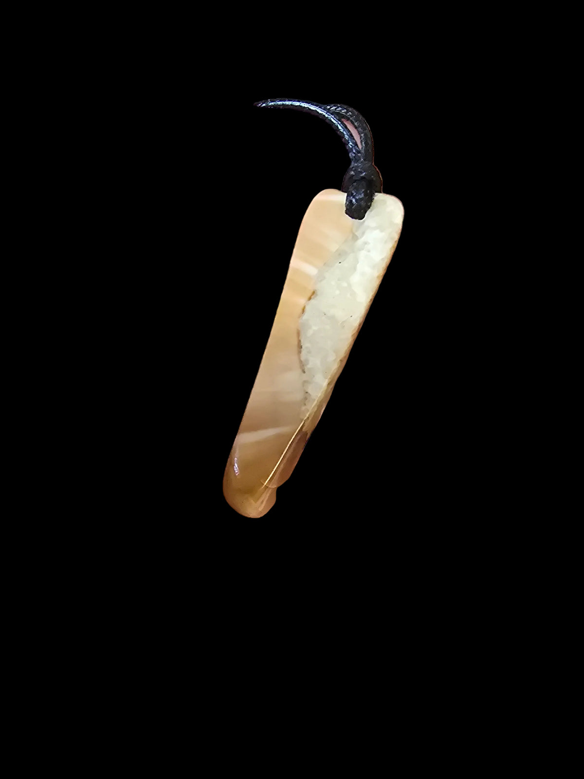 Fossil Walrus lvory beachcomers shard Necklace