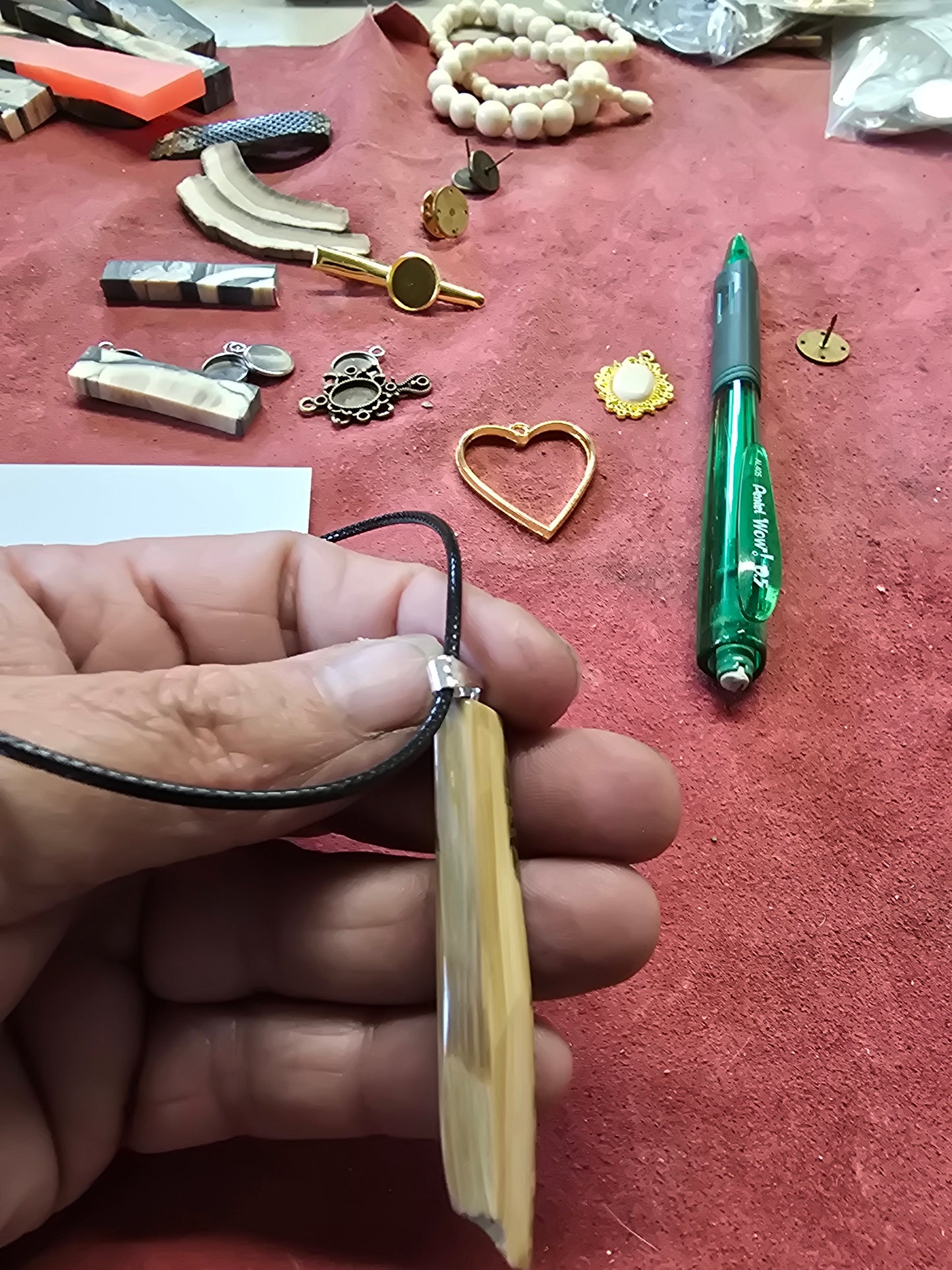 Beachcomber's Mammoth Ivory Necklace