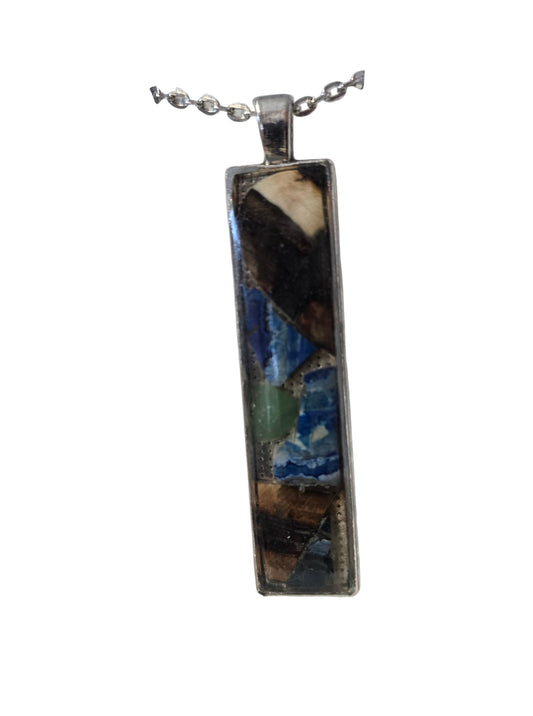 Mammoth Ivory Collage Necklace