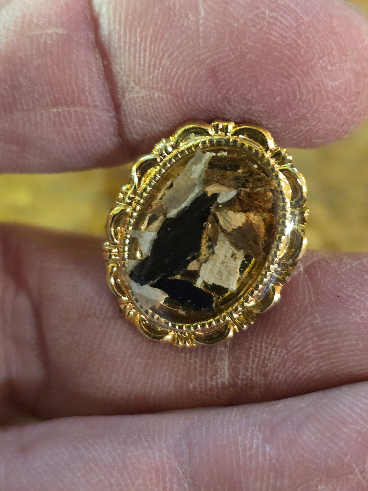 Fossil Mammoth lvory College Tie Tack