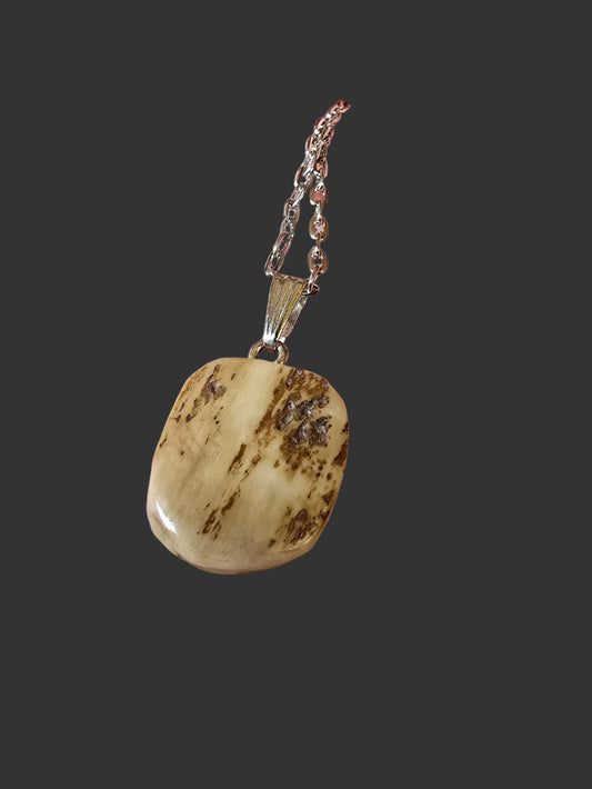 Beachcomber's Fossil Walrus Ivory Necklace