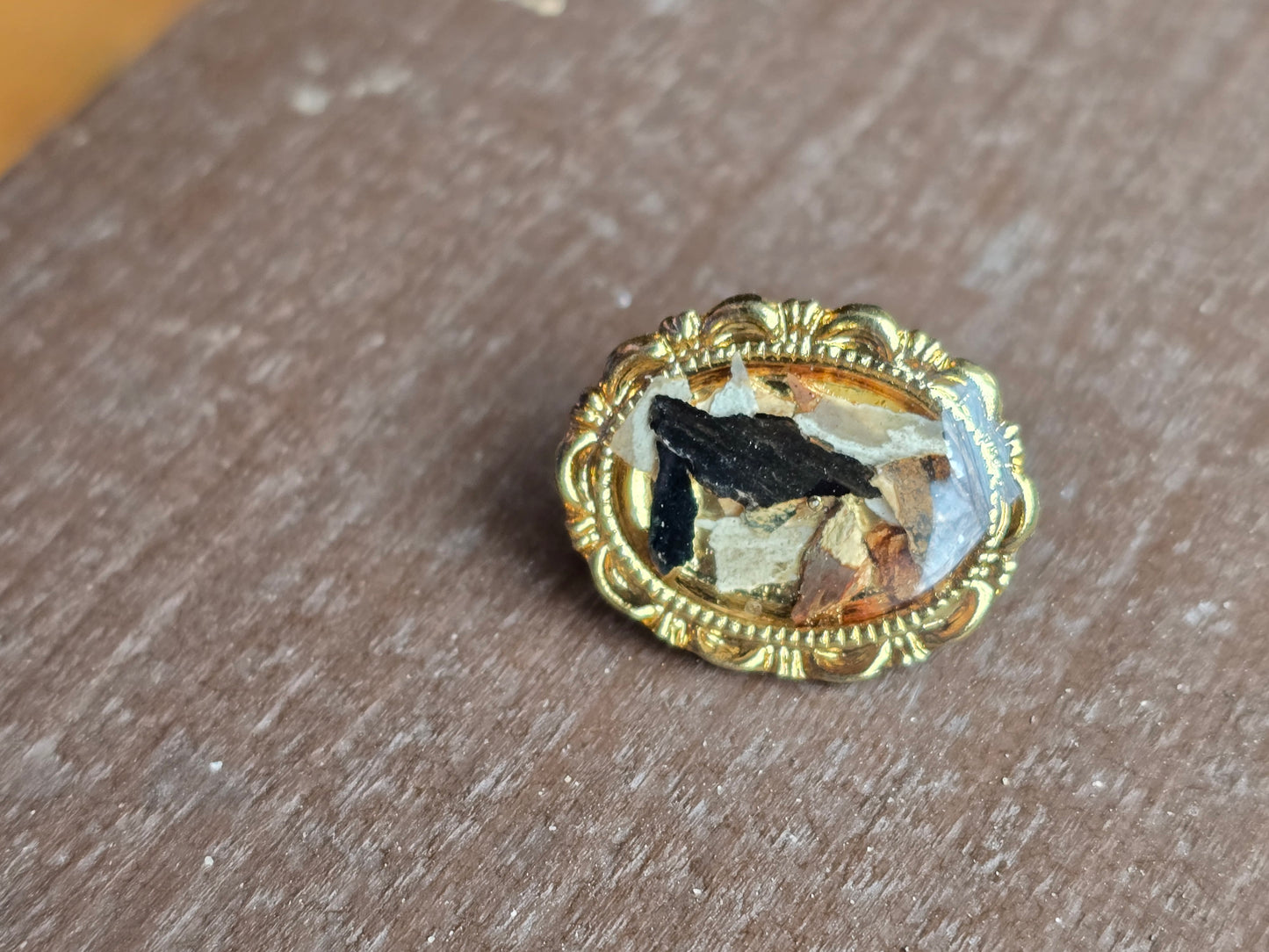Fossil Mammoth lvory College Tie Tack