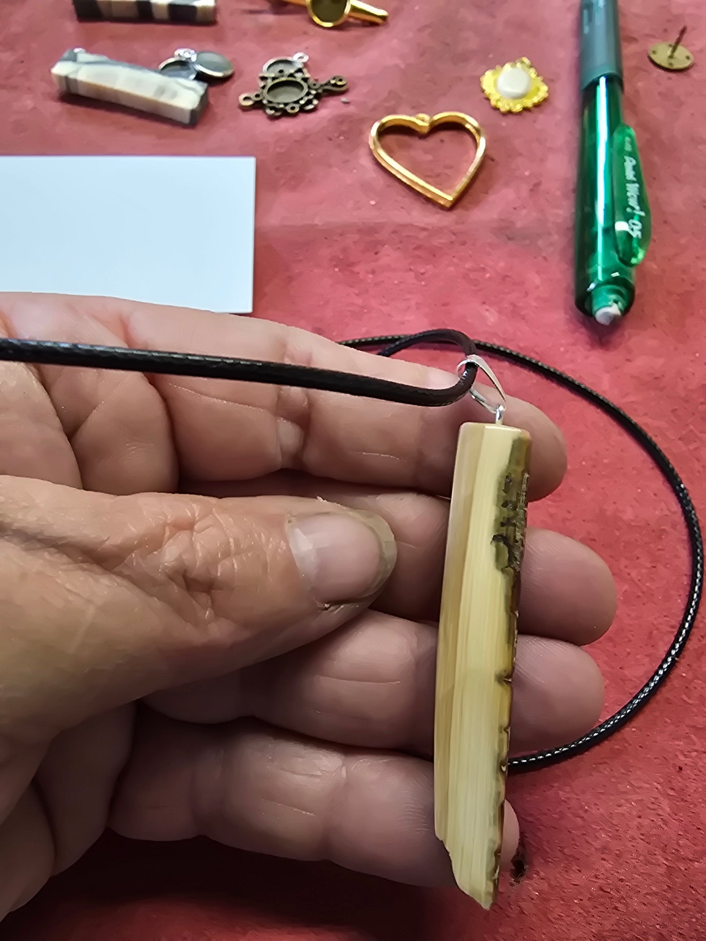 Beachcomber's Mammoth Ivory Necklace