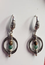 Load image into Gallery viewer, Oval Mammoth Ivory Gemstone Earrings
