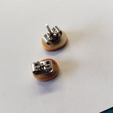 Load image into Gallery viewer, Tiny Mammoth Ivory Post Earrings
